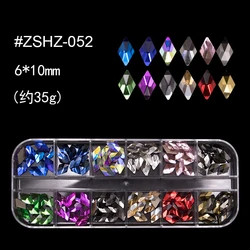 Hight Quality Multi Glass Crystal Rhinestone Nail Art Decoration Flatback Nail Art