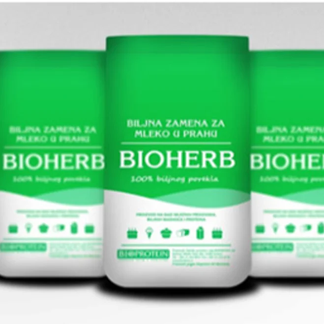 
 Без ГМО, замена порошка для веганского молока-Bioherb  