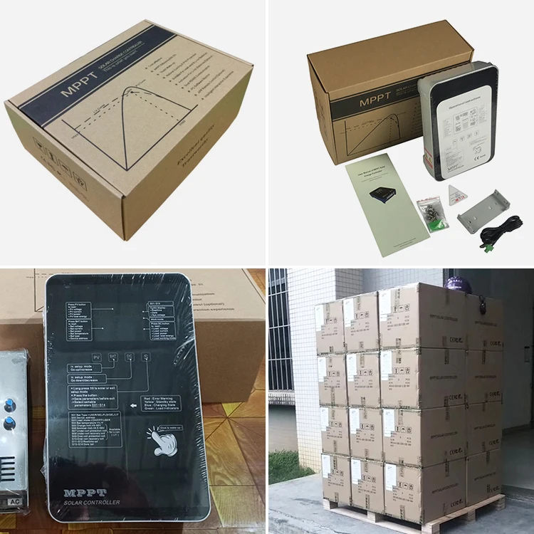 Умный контроллер заряда солнечной батареи нового поколения 12 в 24 36 48 40 А 50 60 80 100 Встроенный MPPT