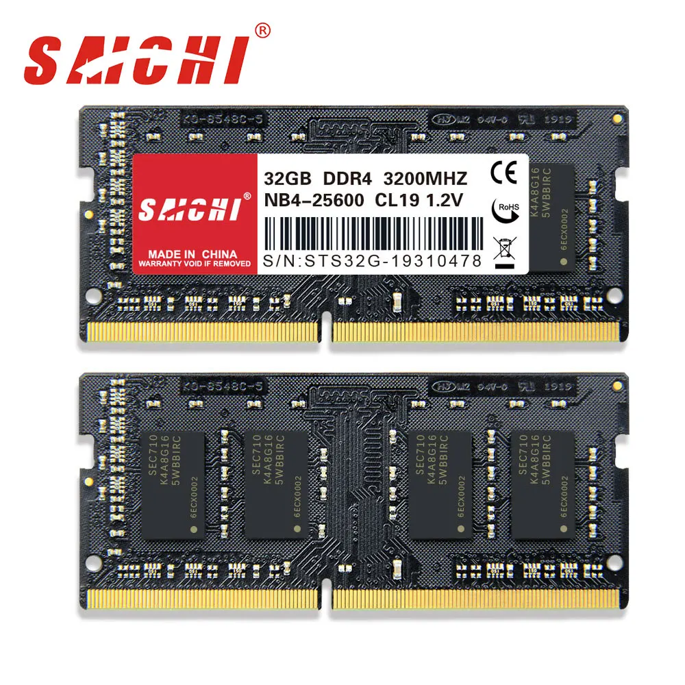  Лидер продаж на Amazon ноутбук SODIMM DDR4 32 Гб 3200 МГц оперативная