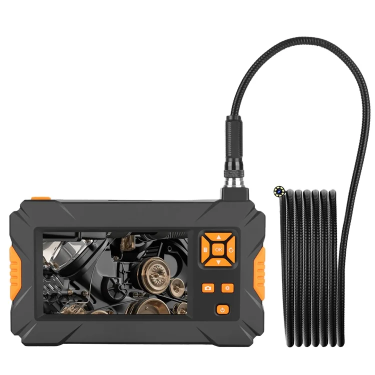 Hd Rigid Flexible Fiber Optic Portable Video System Digital  Inspection Parts Snake Light Source Industrial Endoscope Camera