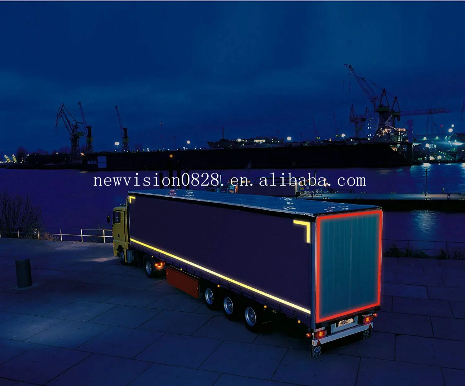 
Super Glossy Reflector Conspicuity Tape Stickers High Intensity DOT Resistant Corrosive Conspicuity Tape and Safety 