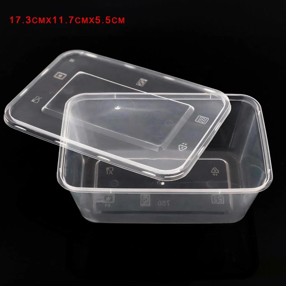 
Disposable 4compartment plastic take away bento lunch box food container 