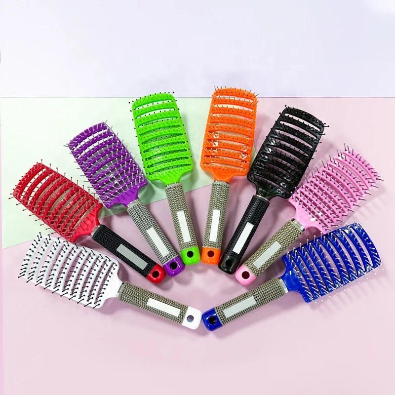 Wholesale Custom Logo Original Curly 4C Wet And Dry Hair Detangler Brush Detangling Hair Brush For Afro Black Natural Hair