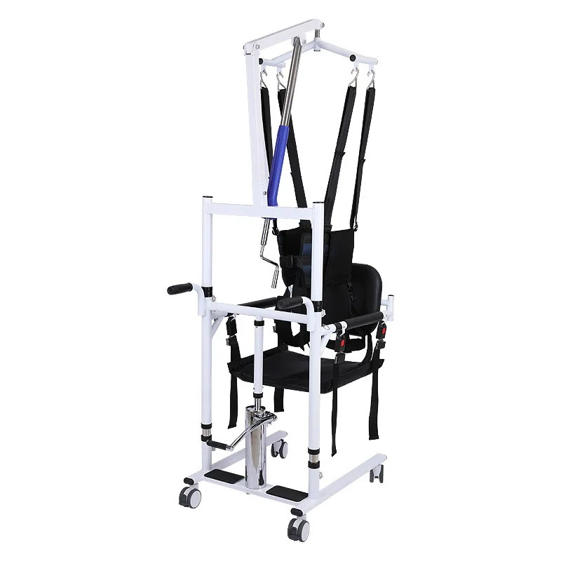 multifunction patient lift transfer wheelchair Electric patient lift walking sling with  lifting upper body safety harness vest