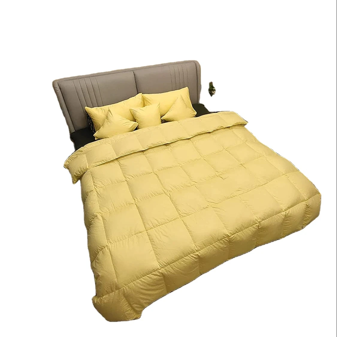 300 GSM Polyester Filling Cotton Microfiber Quilt Home Bedspread (1600296493235)