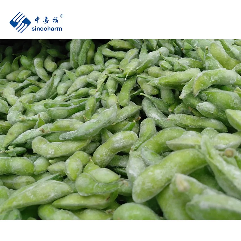 Sinocharm BRC Approved A Grade Wholesale Price 10kg IQF Frozen Edamame in Pod with Ice Glazing Good-Quality