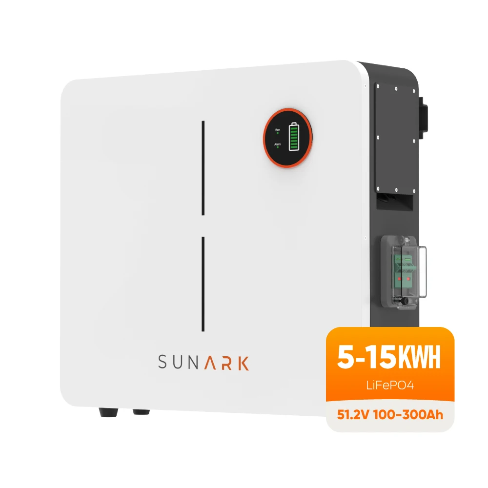 Sunark Lifepo4 Solar Battery Lithium 48V 51.2V 200Ah 300Ah 400Ah 10Kwh 15Kwh Powerwall 20Kwh Energy Storage Lithium Ion Battery