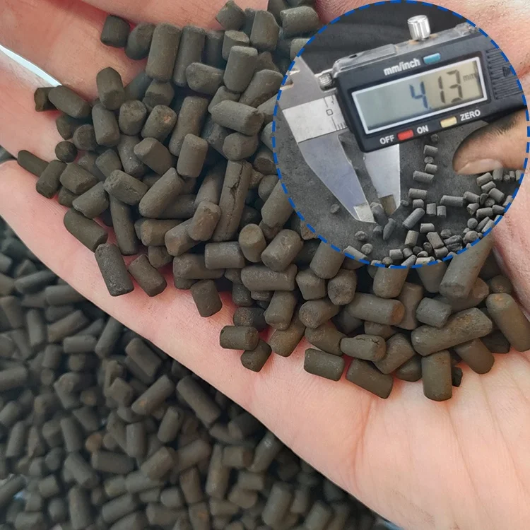 Safety Activated Carbon T3093 Catalyst Highly Performance 4MM Particle Size Activated Carbon Catalyst for Oxygen Removal