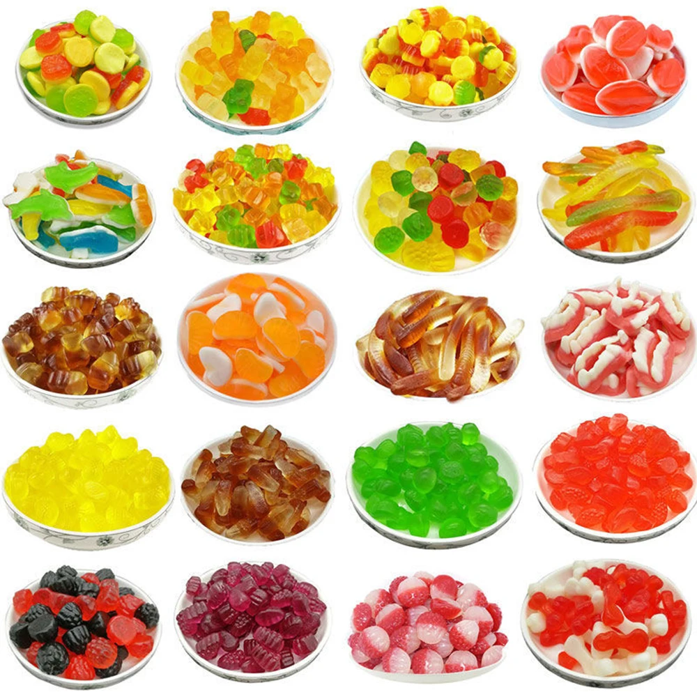 Amos Private Label Candy,Cute Snakes Oil Coated Jelly Gummy Candy,Vegan Sweet Gummies Candy