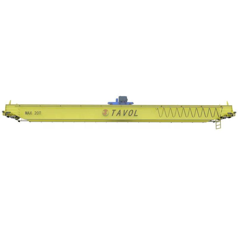 China Manufacturer Heavy Duty Electric Hook Lifting Double Girder Durable Bridge Crane 1-200 ton