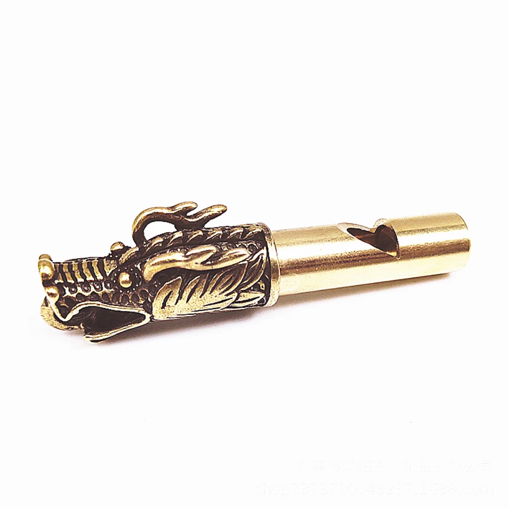 Brass sport whistle metal survival whistle plastic paracord whistle for bracelet