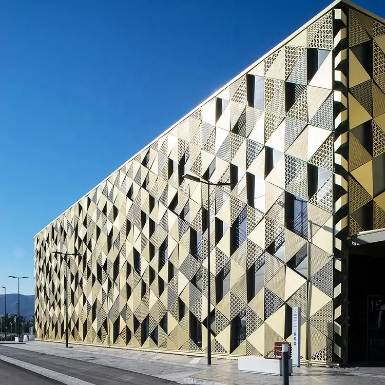 Modern Design 3D Stainless Steel Wall Panel Mirror Finish Metal Sheeting for Exterior Office Building Decoration