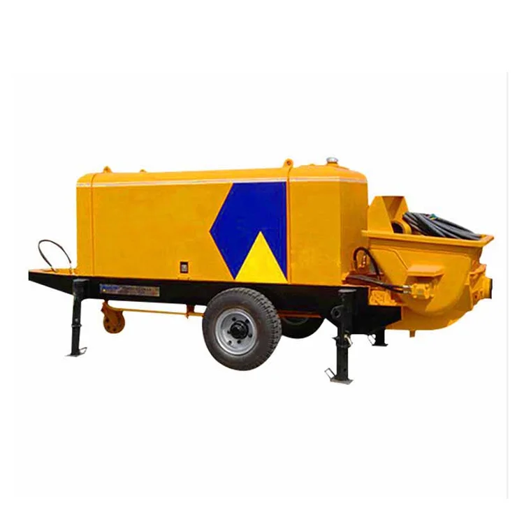 Concrete Mixer With Pump Stationary Grout Schwing Concrete Pumps