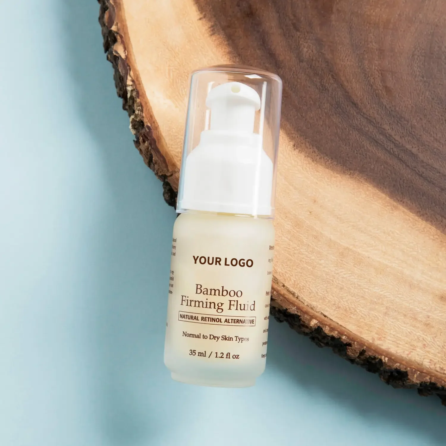 Natural Retinol Firmer Anti Aging Facial Bamboo Firming Fluid For Potent Skin Refining