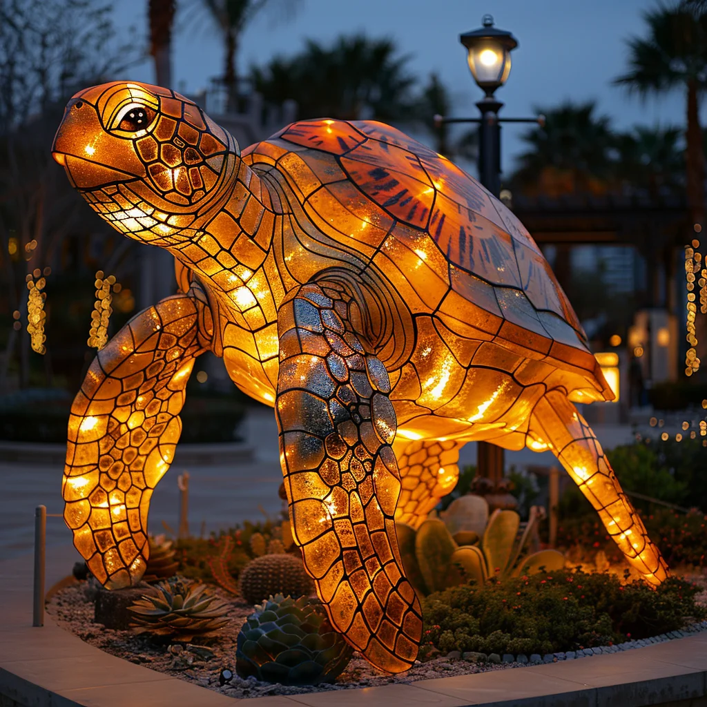 wholesale  Waterproof Marine animal Motif Lights Turtle Underwater Festive Lanterns Christmas  Halloween  Decoration