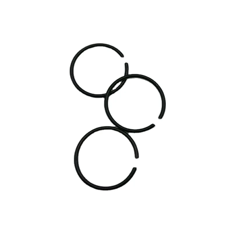 DIN7993/DIN9045 Black Anodized Round Spring Retaining Ring Wire Hole Snap Rings for Shafts and Bores