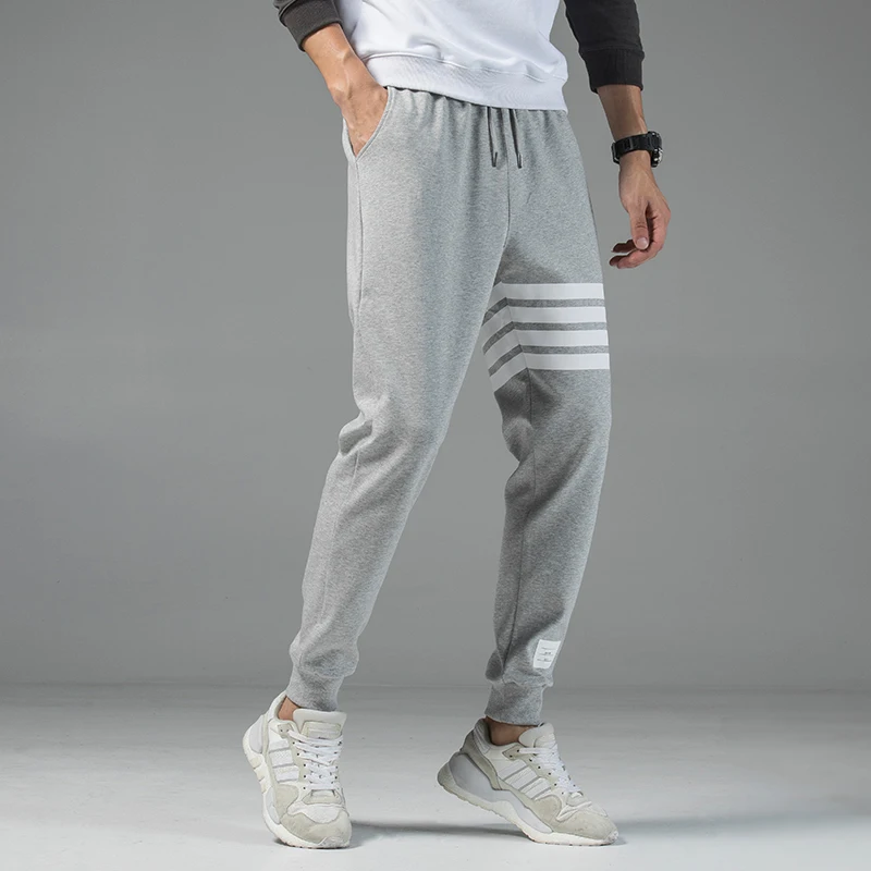 Wholesale hip hop style custom your own gym logo sweatpants jogger pants for men