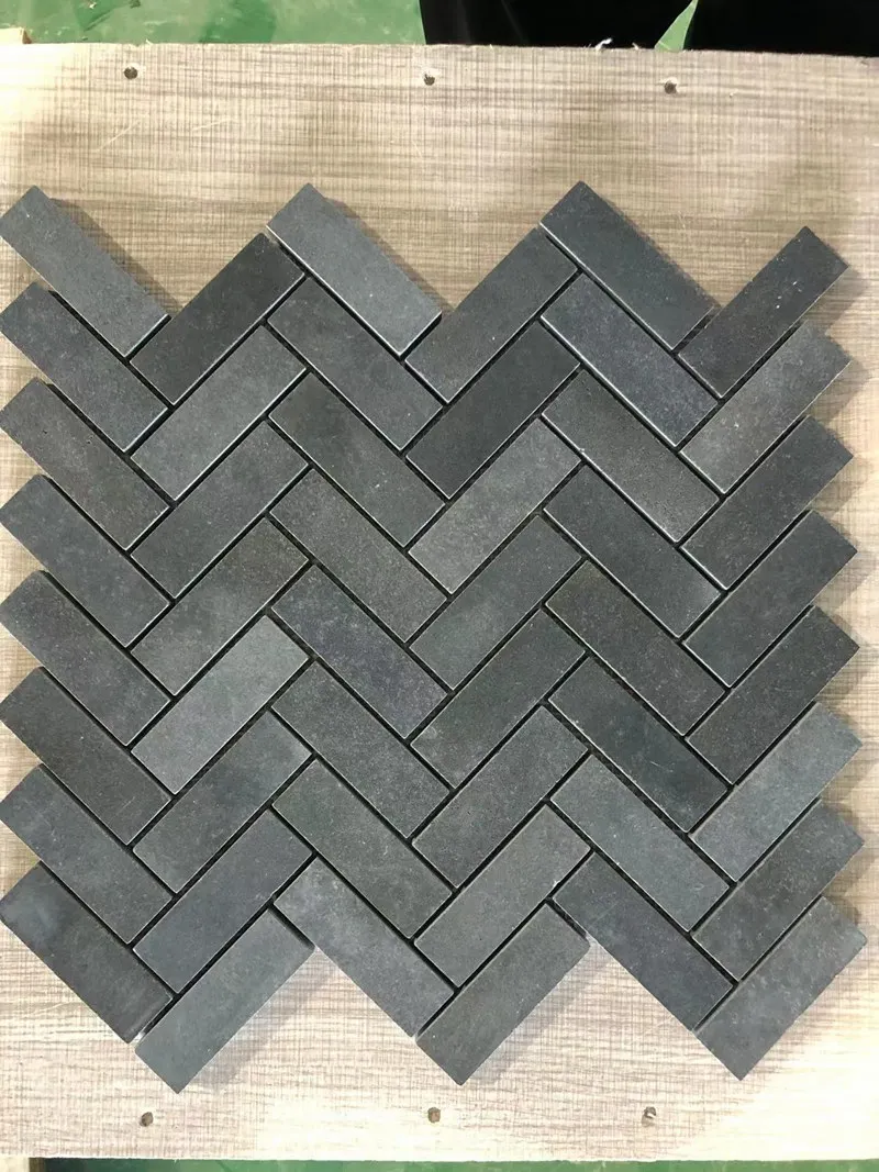 Honed China Black basalt hex hexagon mosaic floor tile and wall tiles