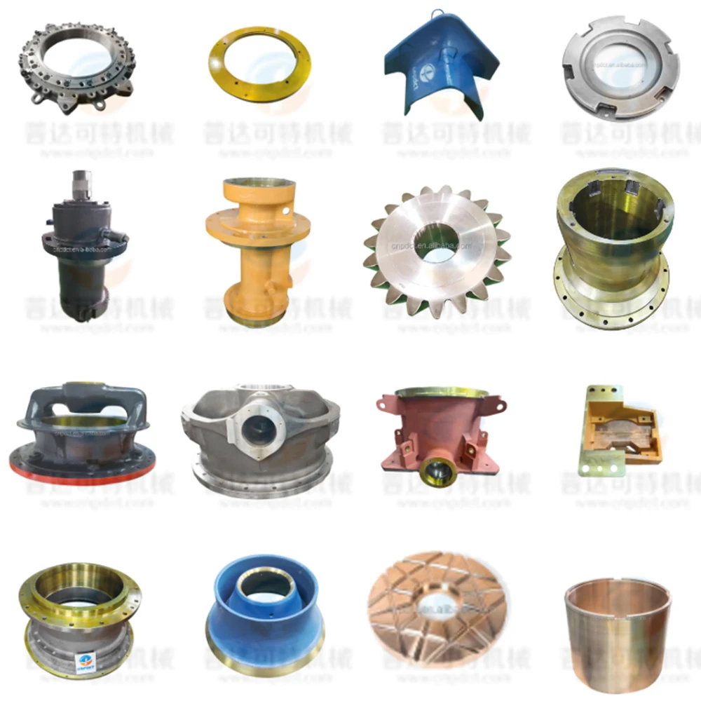 quarry mining stone crusher replacement parts for Jaw cone impact gyratory crushers