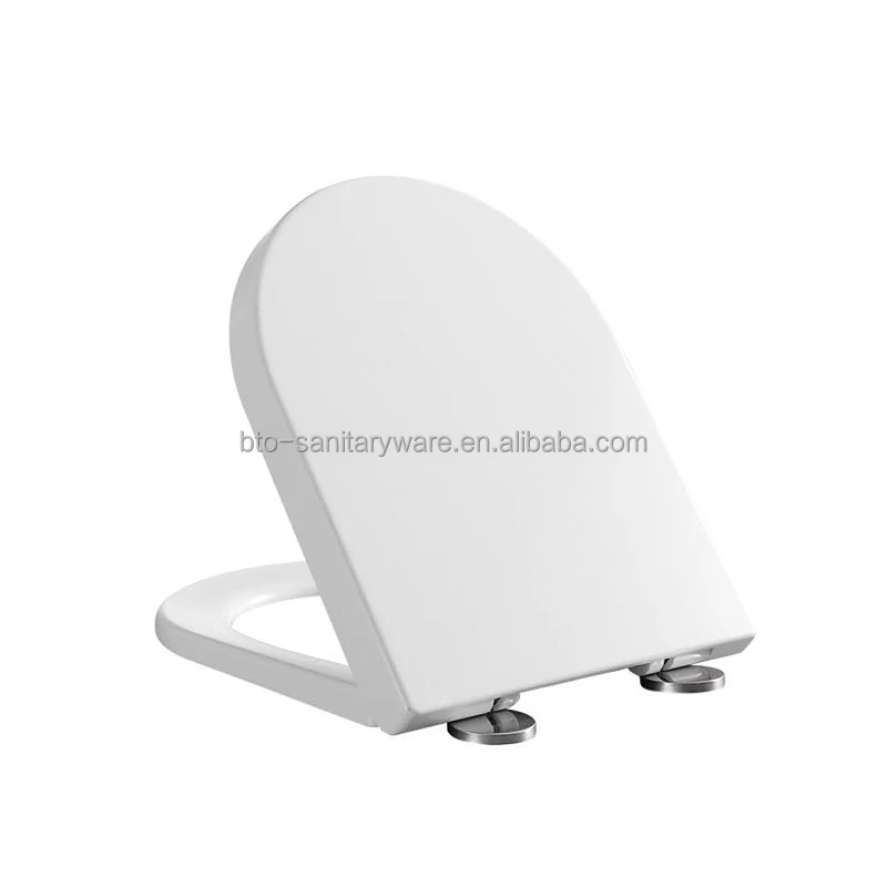 Cheap price factory hot selling customized white wc toilet UF soft close seat cover