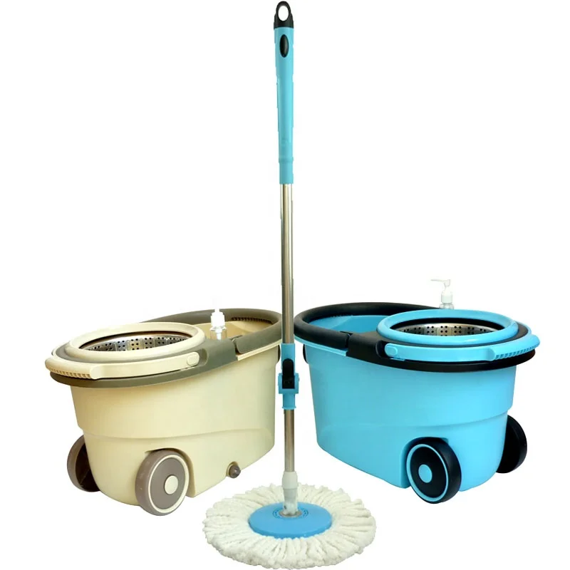 IMAXX Household Cleaning Mop Best Selling Remove Wring Easy Life 360 Rotating Spin Magic Mop  Bucket Cleaning Mops