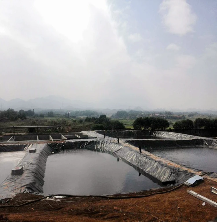 HDPE геомембрана EPDM водоем подкладка гладкая