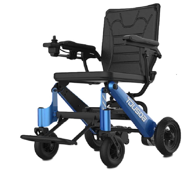 Лидер продаж, регулируемая Высококачественная литиевая электрическая складная инвалидная коляска с батареей для инвалидов