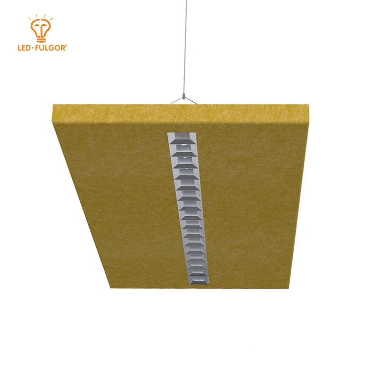 LED FULGOR DALI dimming pendant decorative PET felt Acoustic office LED light lamps