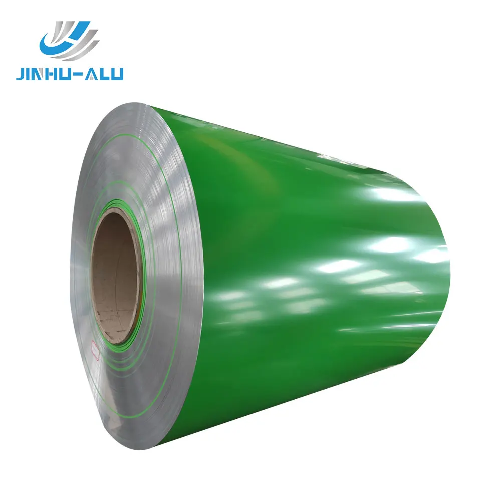 JINHU PE PVDF HDPE FEVE color coated aluminum coil for ACP