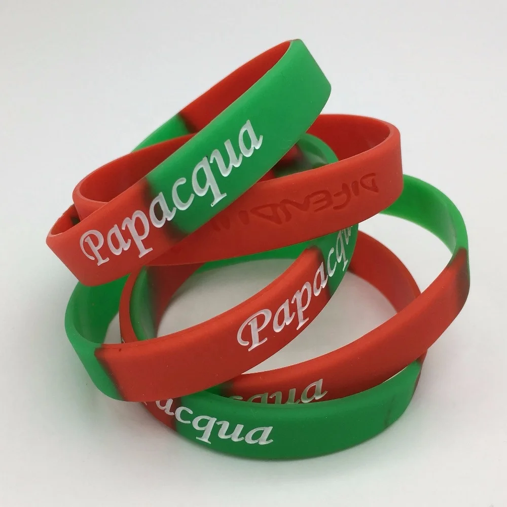 Religious Souvenir Rubber Christian Fish Bracelets