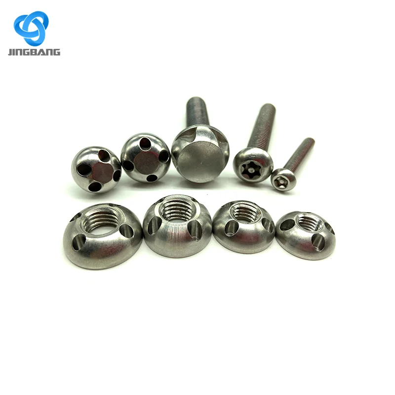 Cost Price Hexagon Flange Locked Nut M14-1.5 Hex torx  Prevailing Torque Lock Nut Car Wheel Anti Theft Nuts