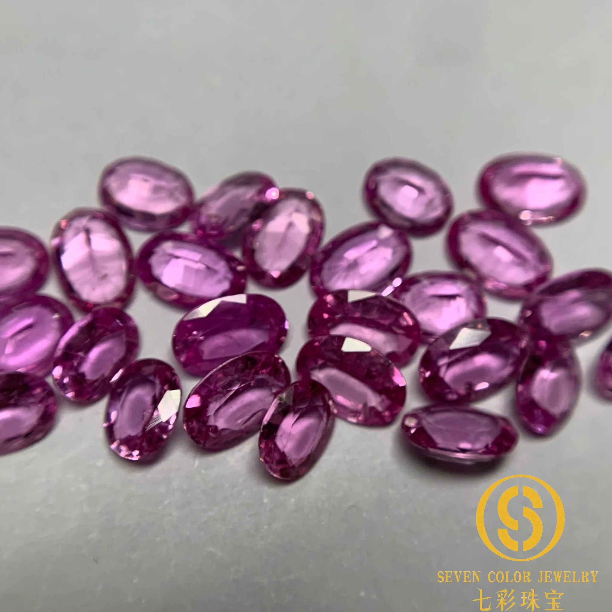 3*5 мм-4*6 мм розовый сапфир овальной огранки натуральный драгоценный камень камни качества Goog цена за карат.