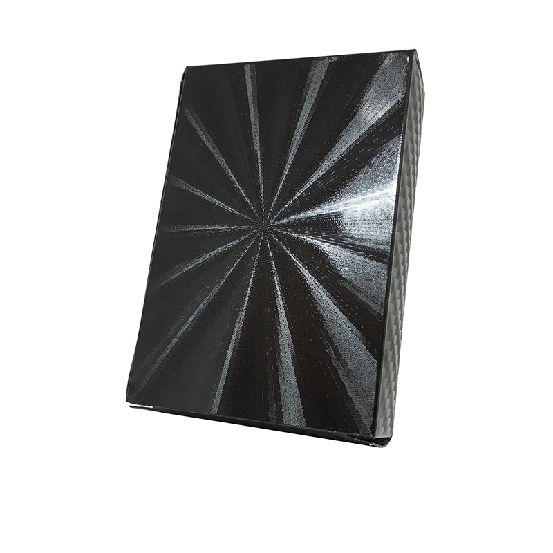 GS-18179 Black Foil Playing Cards Color Printing PET Plastic Poker Cards