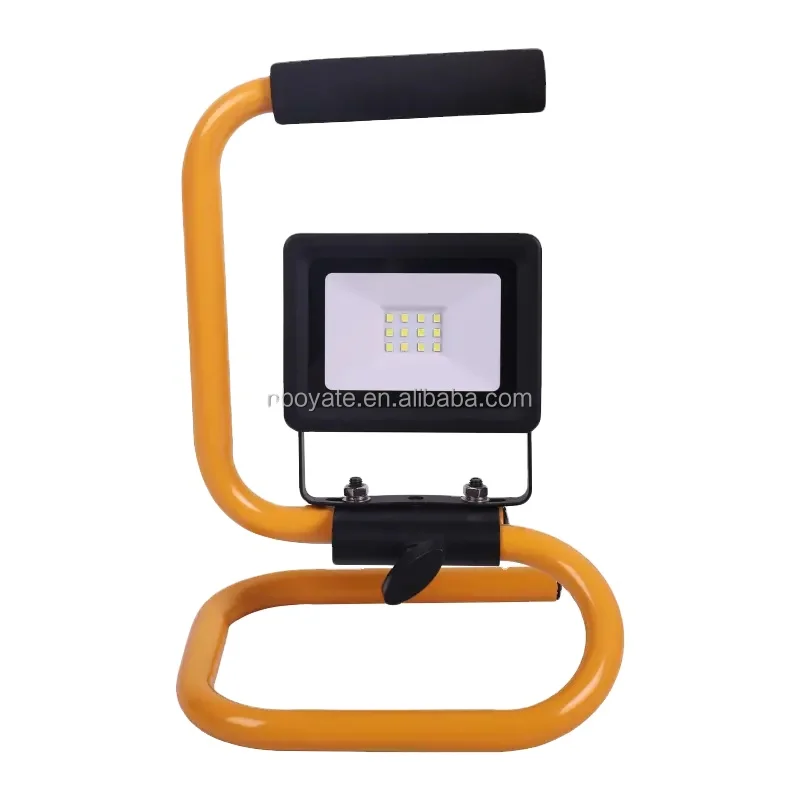 Projector lamp cob led work light led floodlight Outdoor  With Tripod Stand 100w 200w 300w 400w Portable Emergency Rechargeable