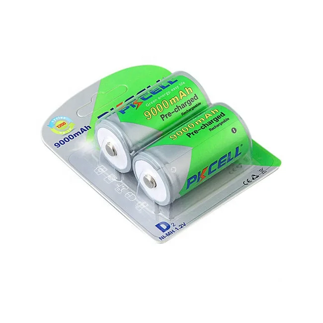 Ni-Mh ready to use rechargeable battery D9000 size 1.2v 9000mAh for solar light