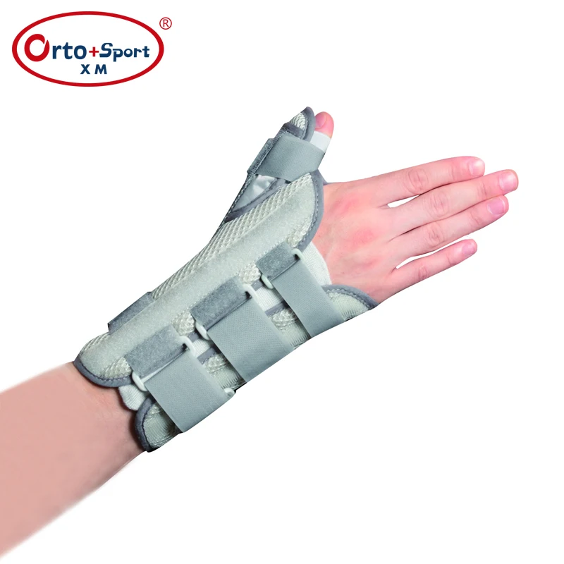 Custom Medical Breathable Hand Wrist Brace Orthopedic Adjustable Wrist Support With Thumb