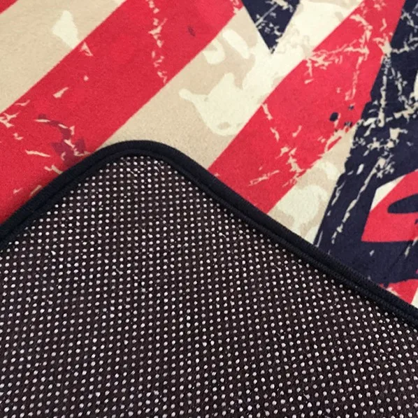 3D heat transfer printed  microfiber floor mat