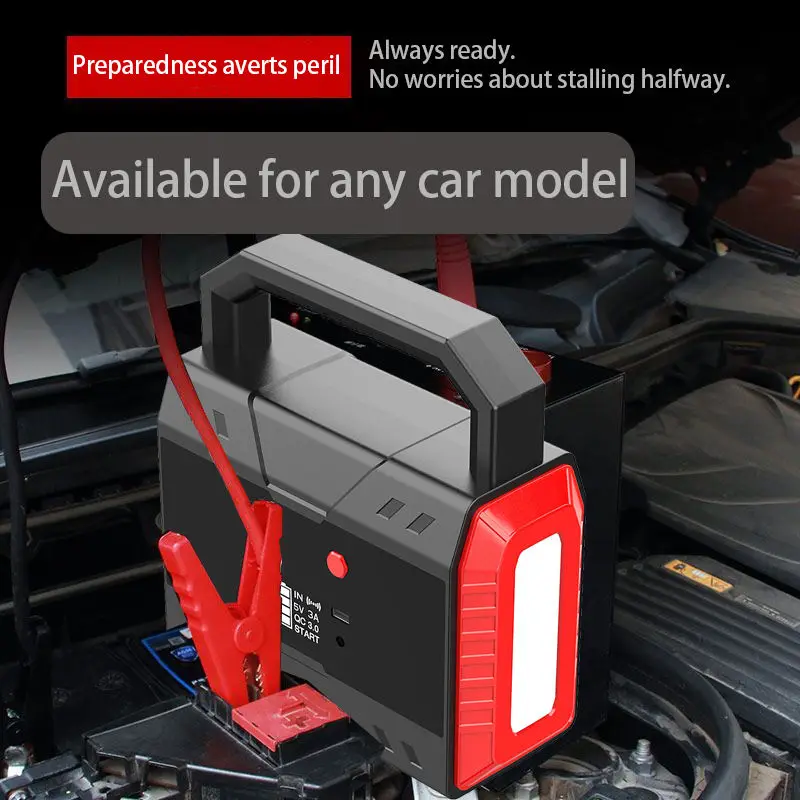 Car Battery Jump Starter 2 In 1 Heavy Duty Booster Dd Pai Portable 12V With Inventor 3000A