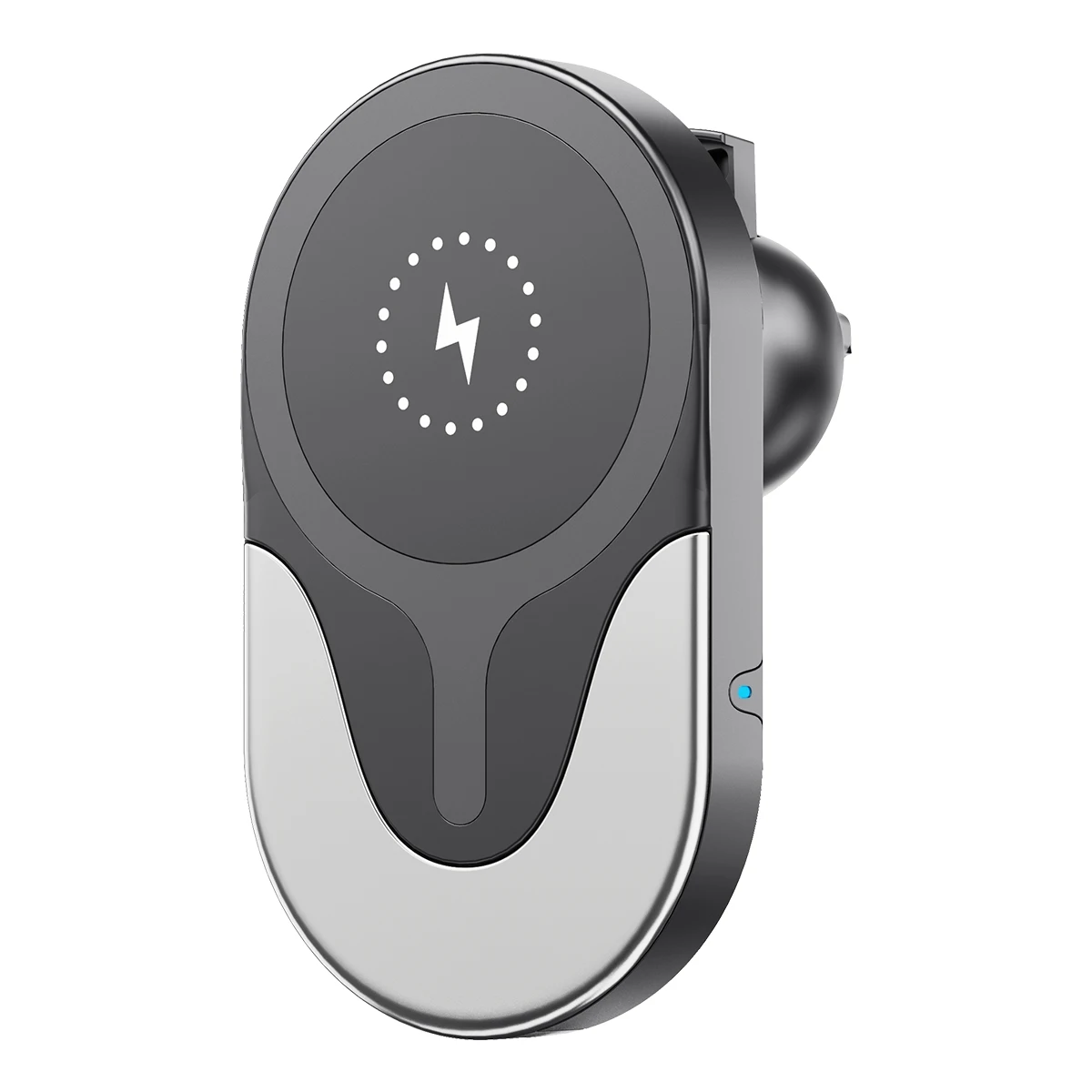 Chinese Supplier Car Electronic Matt 15W Fast Charging Smart Sensor Magnetic Mobile Stand Wireless Charger For Car For Samsung