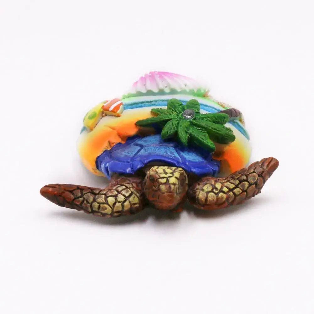 Personalized Resin Turtle Fridge Magnet Brazil Souvenir