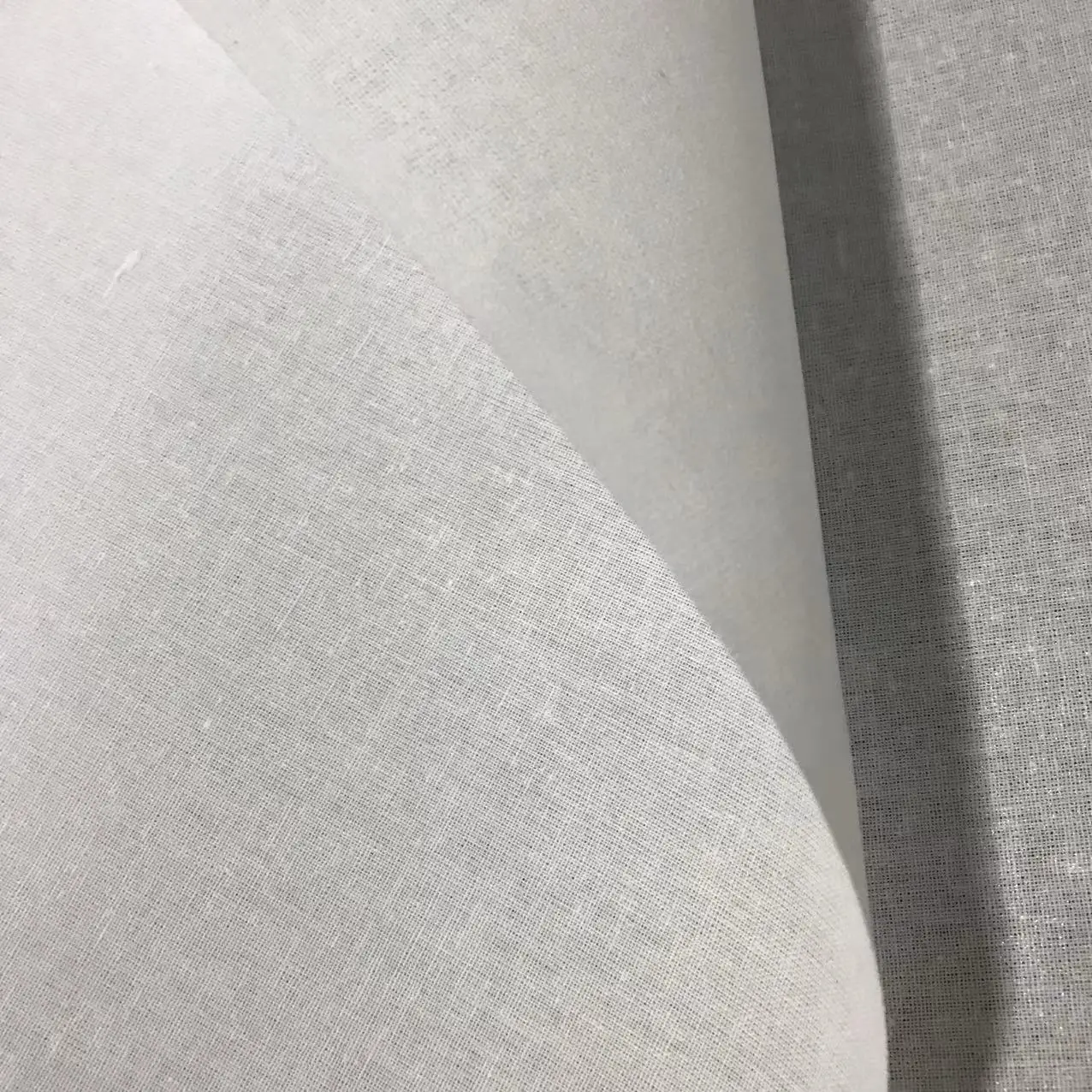 PCC Hot selling 100% Cotton C2050 Shirt interlining fusible interlining for collar, cuff & Planckets interlining fabric