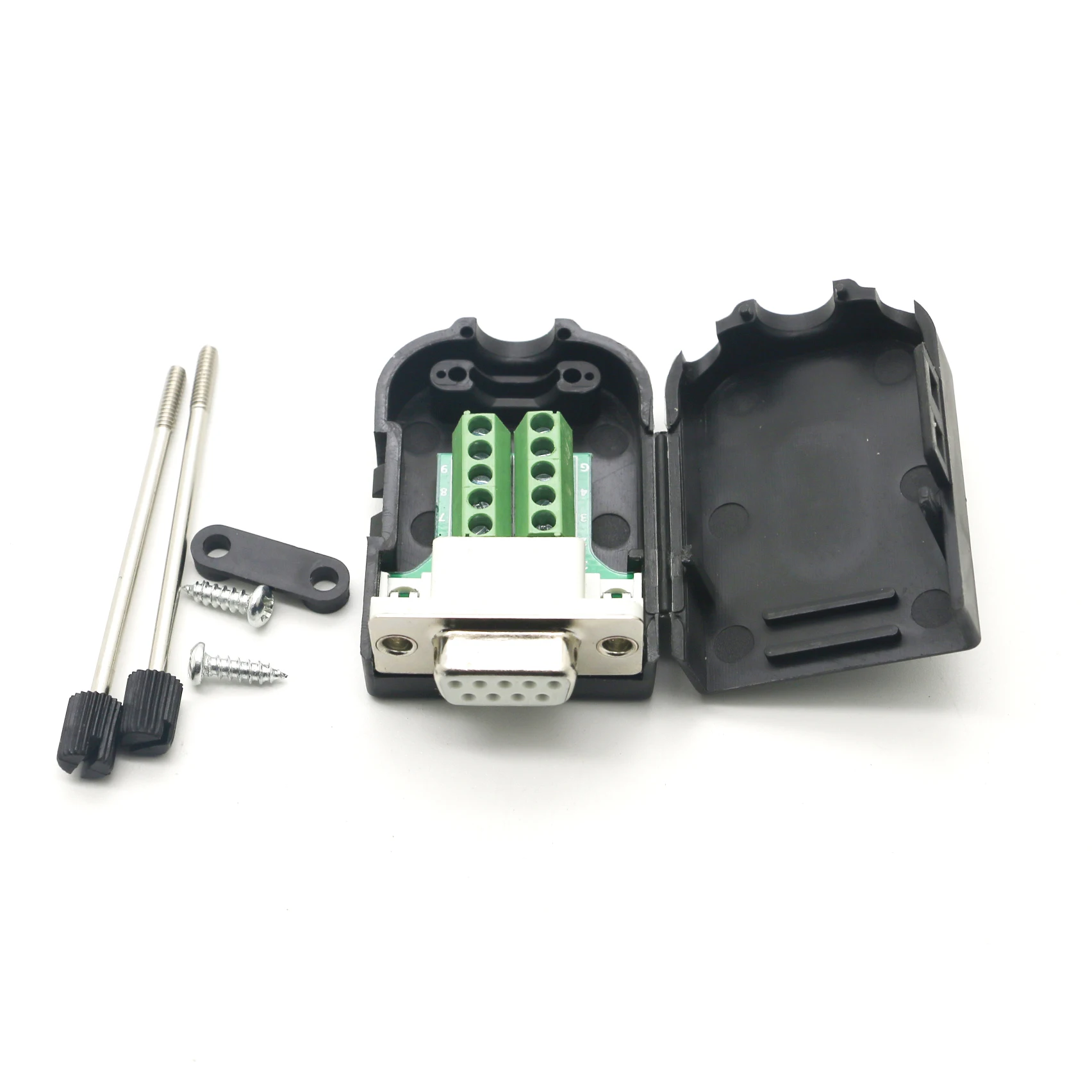 Hot sale  D-SUB Serial  RS232  9 Pin Male Female Plug  connector  for adapter scanner 9pin wire