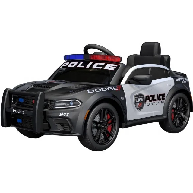 Лицензированный полицейский автомобиль Dodge Детский Электрический 12 В аккумулятор для детей