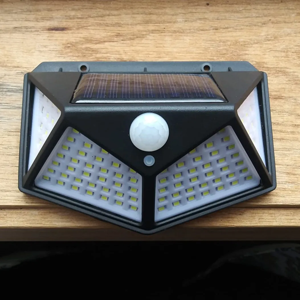 IP65 Waterproof home led solar light PIR motion sensor Outdoor lamp solar security wall light 100 led Solar Lights