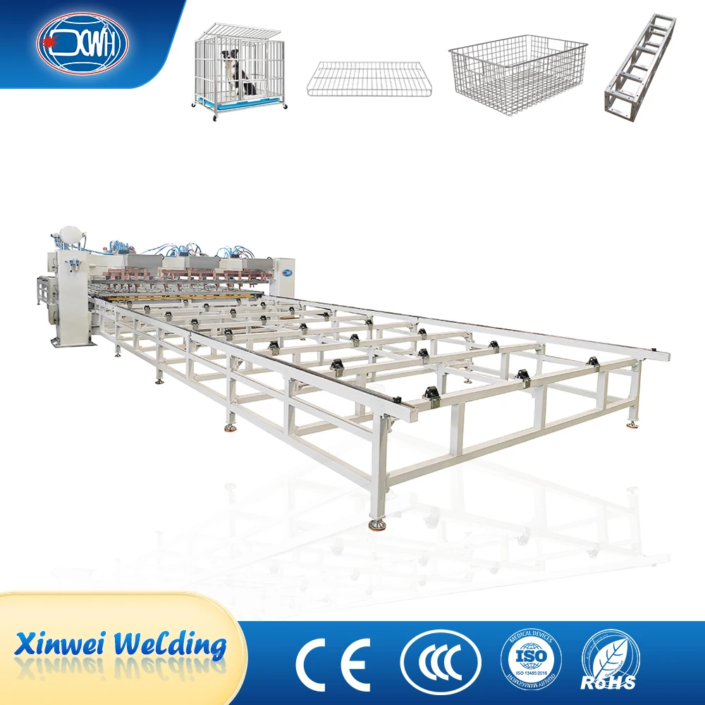 Wiremesh Reinforcing Welded Wire Automatic Welder Multi Spot Mesh Welding Rebar Steel Bar Welding Machine