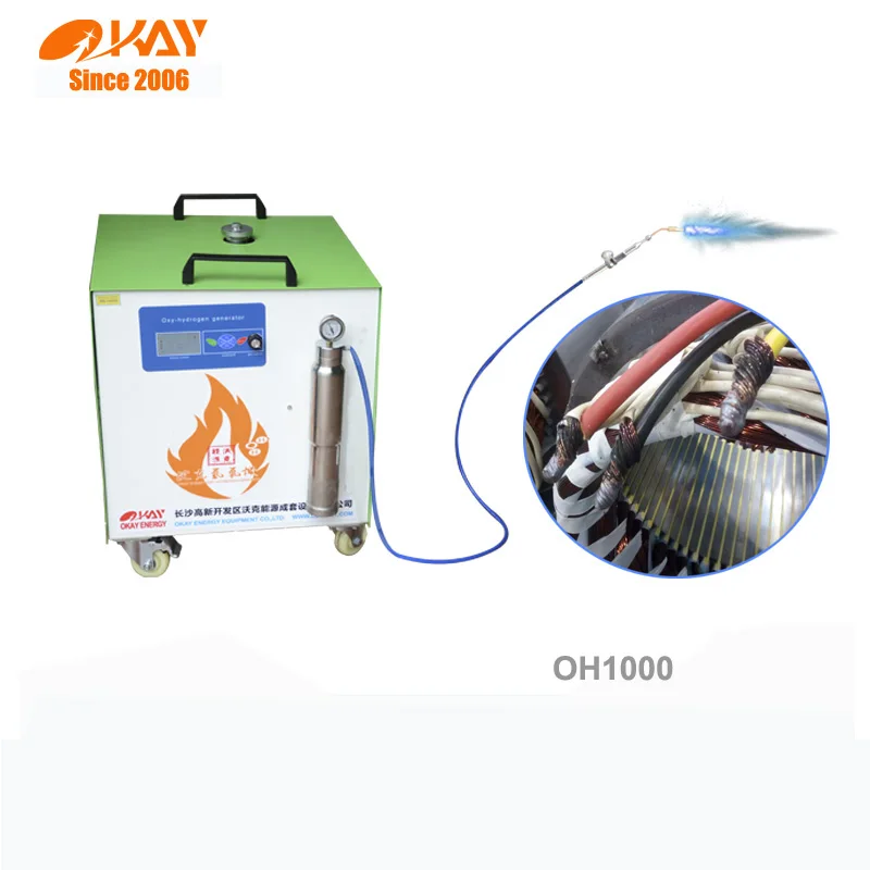Oxy hydrogen gas welder copper pipes copper welding machine for thermocouple