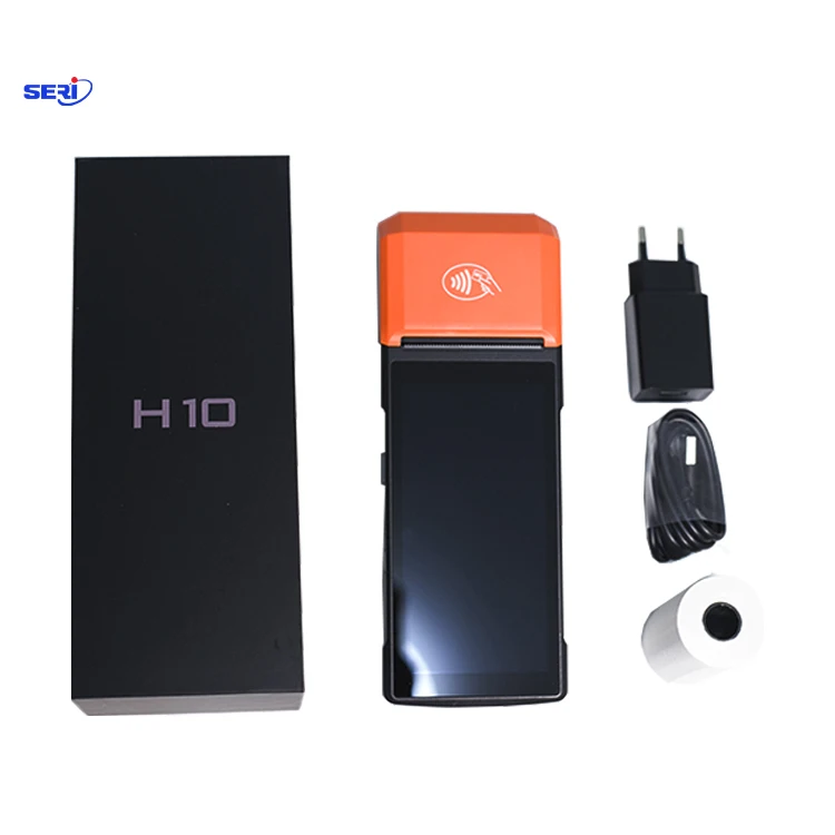 Android 13 Smart Touch Screen Handheld NFC Card Payment Offline Pos Machine with Printer