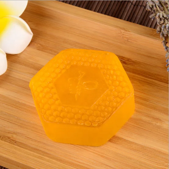 Wholesale handmade organic honey soap natural beeswax honey soap moisturizing face clean body wash coconut whitening honey soap