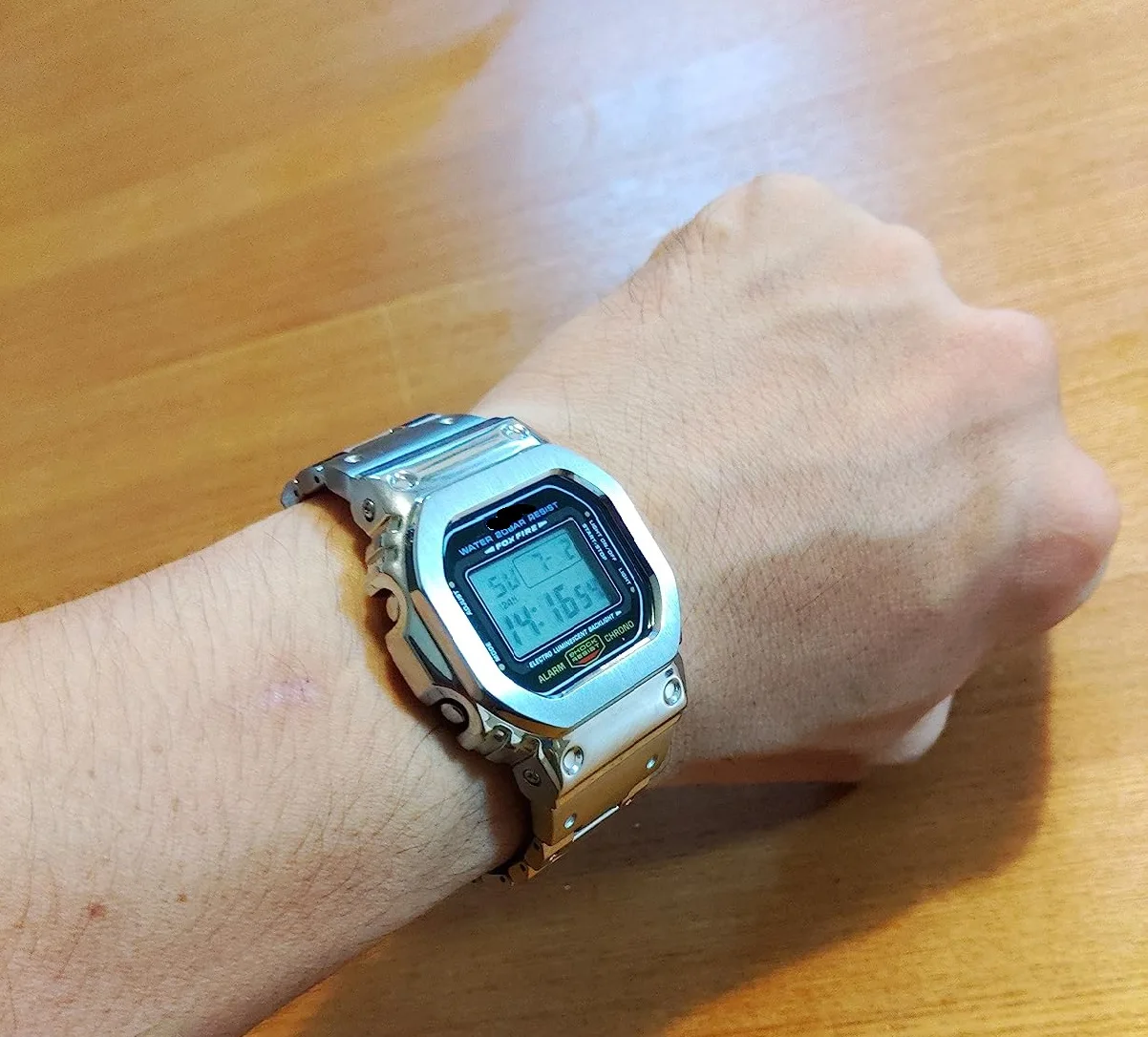 Wholesale Custom DW5600 DW-5600 5600 Stainless Steel metal Bezel case